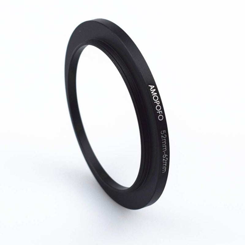 Amopofo 52 to 62mm /52mm to 62mm Step Up Ring Filter Adapter for UV,ND,CPL,Metal Step Up Ring,Compatible with All 52mm Camera Lenses & 62mm Accessories - Image 5